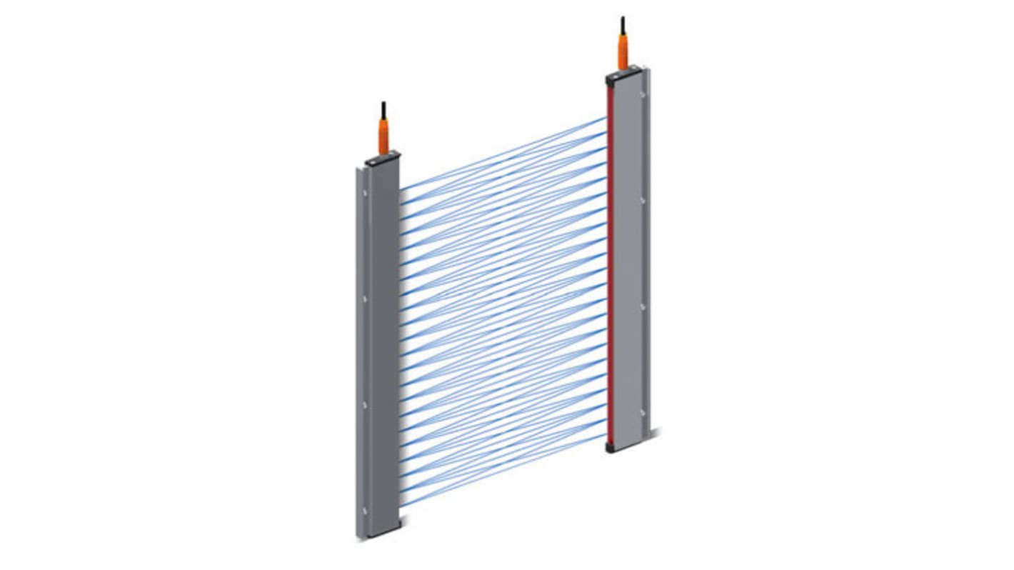 Barrera inmaterial Omron F3E F3E, Emisor y receptor, resolución 40mm