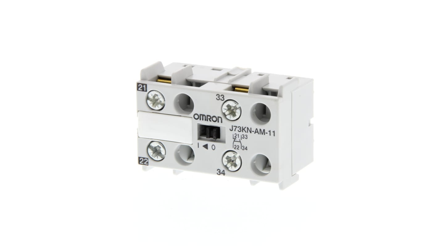 Contacto Omron J73KN, montaje: carril DIN, 2 NC, 230 V, 3 A