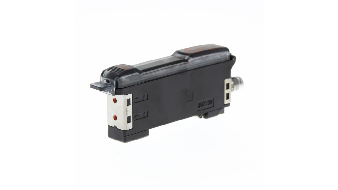 Amplificador de fibra Omron, alcance 100 mm, salida NPN, 12 → 24 V cc, IP66