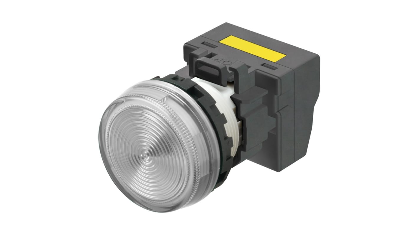 Indicador LED Omron M22N, Blanco, Ø montaje 29.9 dia, 220/230/240 VAC, IP66