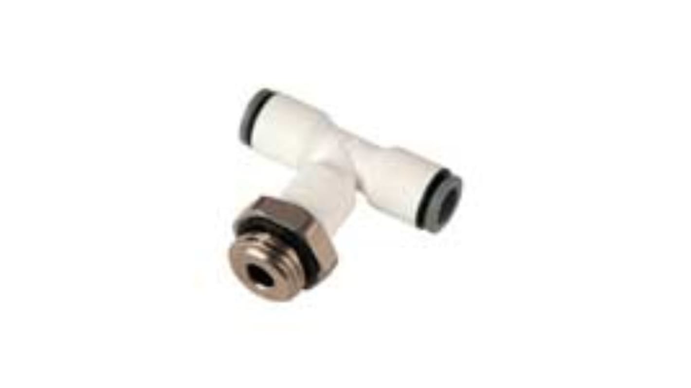 Legris LF6900 LIQUIfit Series Push-in Fitting, Push In 12 mm to Push In 12 mm, Threaded-to-Tube Connection Style