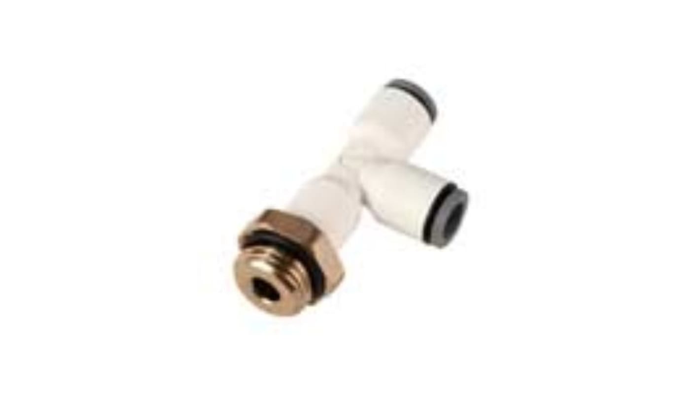 Legris LF6900 LIQUIfit Series Push-in Fitting, Push In 6 mm to Push In 6 mm, Threaded-to-Tube Connection Style