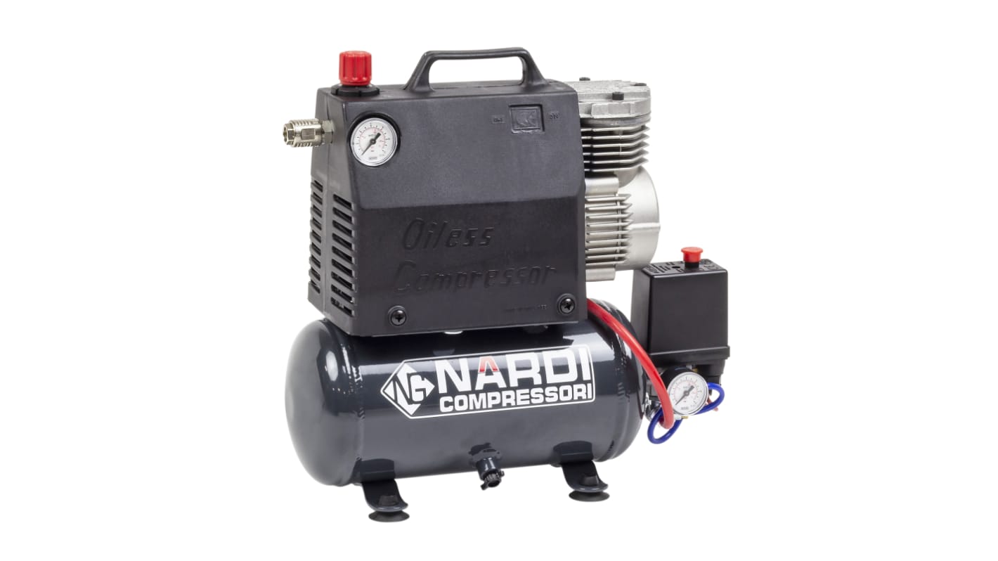 Nardi SIL56012 Druckluftkompressor mit 956W / 12V dc, 5 l / 145psi