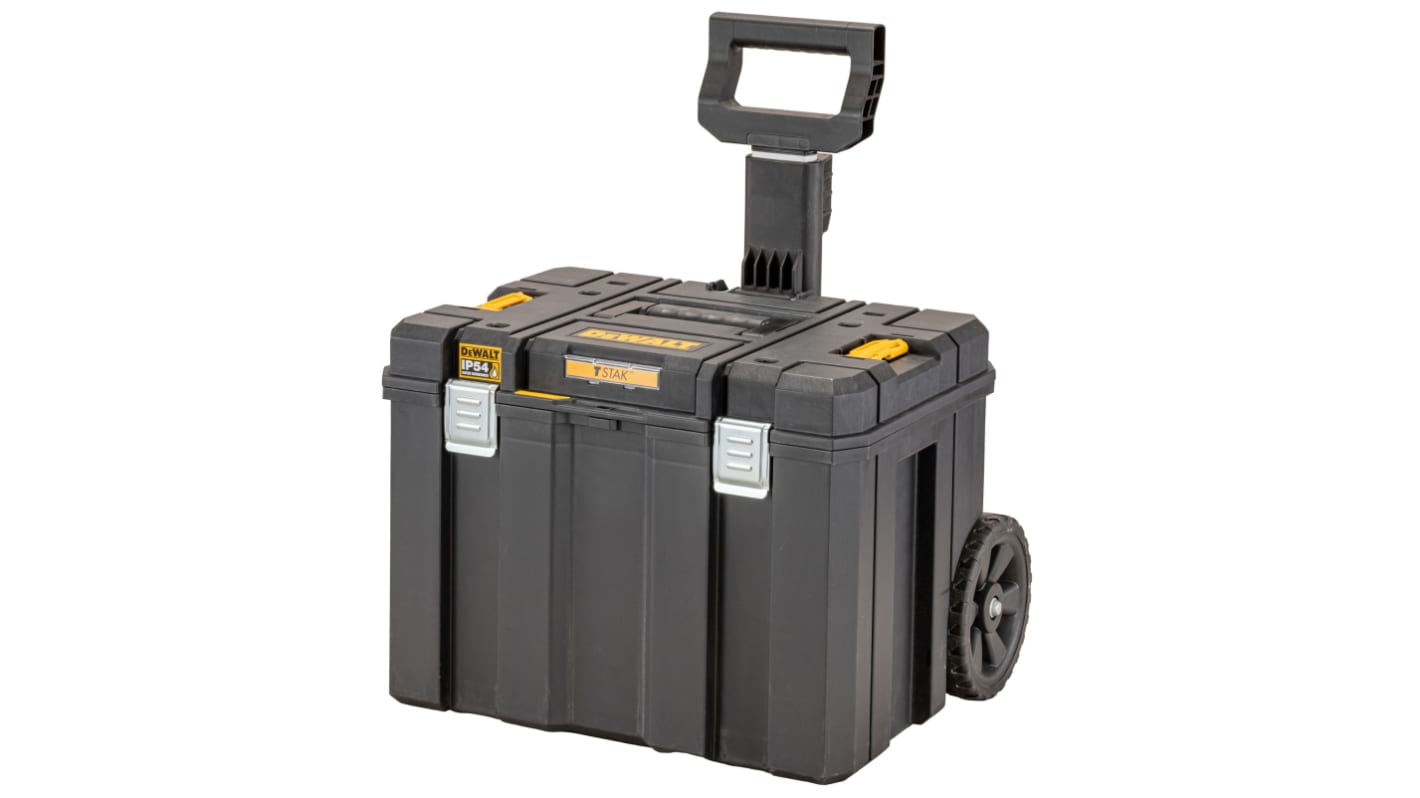 Cassetta porta attrezzi TSTAK Shallow Box DeWALT in Plastica, 512 x 512 x 635mm