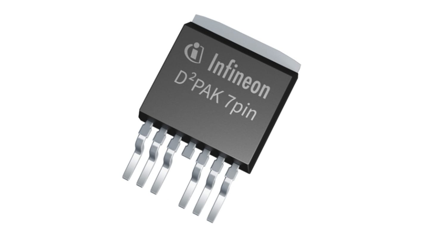 N-Channel MOSFET, 180 A, 100 V, 7-Pin D2PAK Infineon IPB024N10N5ATMA1