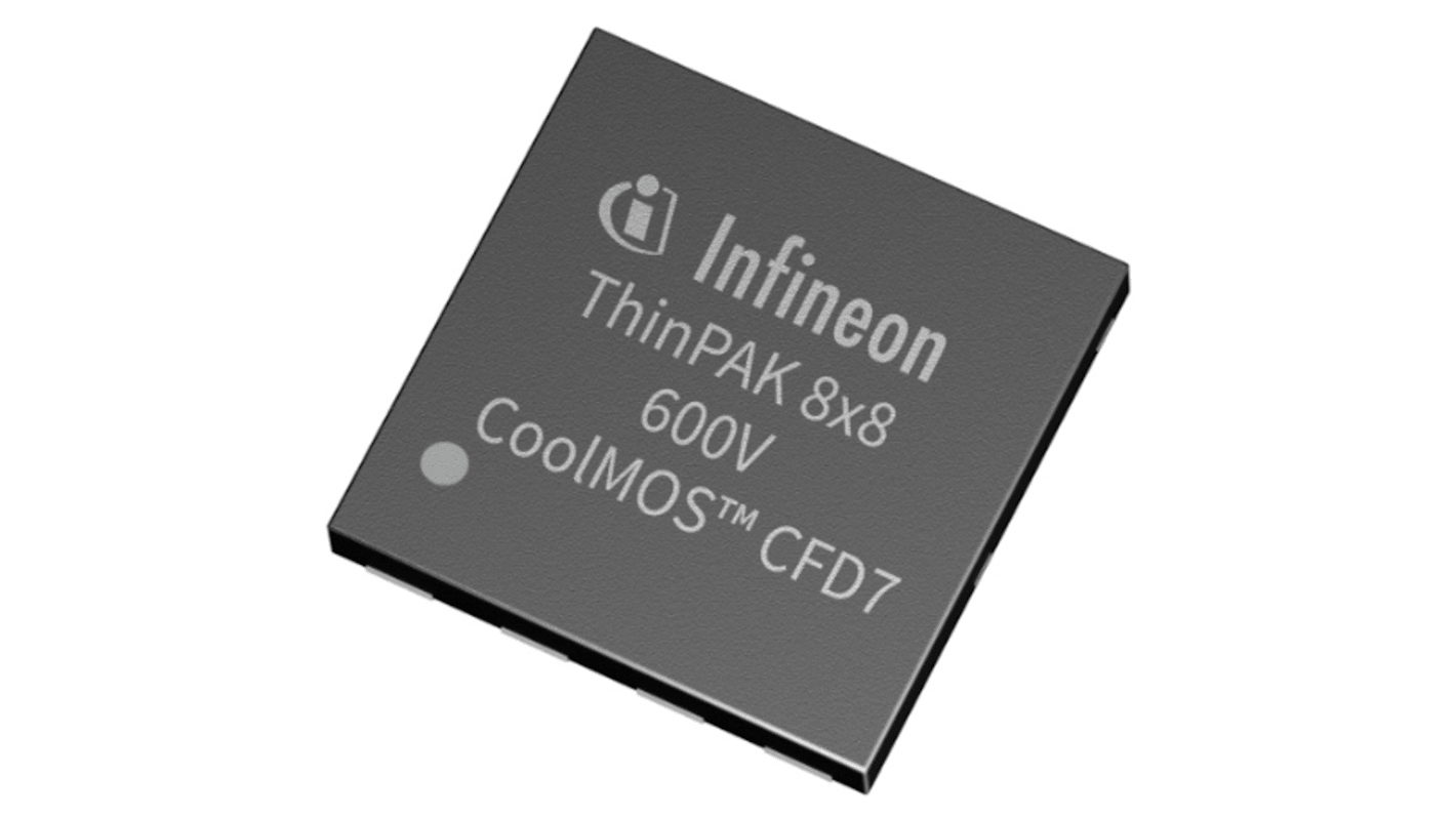 MOSFET Infineon IPL60R160CFD7AUMA1, VDSS 600 V, ID 16 A, ThinkPAK 8 x 8 de 5 pines