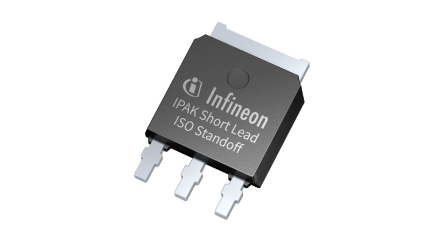 MOSFET Infineon, canale N, 0,95 O, 8,7 A, IPAK (TO-251), Su foro