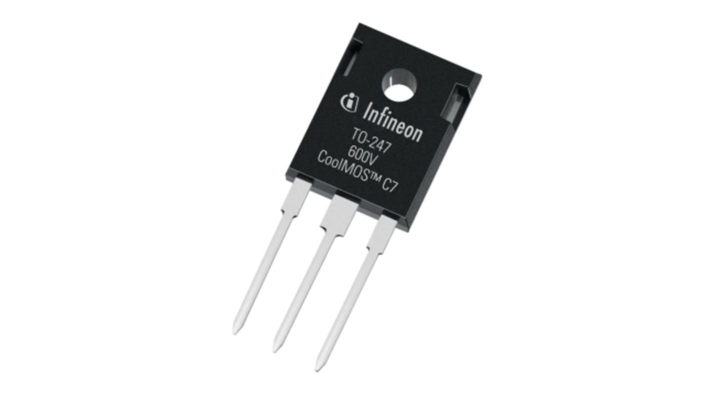 MOSFET Infineon IPW60R180C7XKSA1, VDSS 600 V, ID 13 A, TO-247 de 3 pines