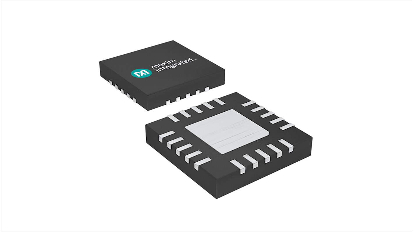 Regolatore switching Maxim Integrated, ingresso 4.5 → 50V cc, uscita 1.25 → 4V cc, 135mA, 2.222W