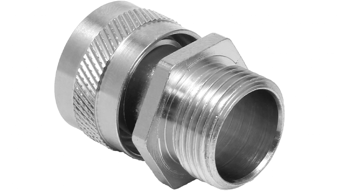 RS PRO Fixed Fitting, Conduit Fitting, 25mm Nominal Size, M25, Brass ...