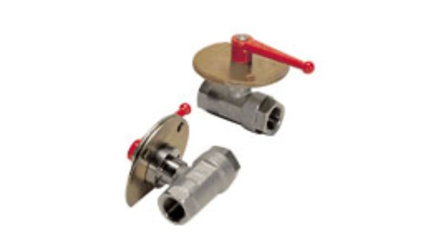 Legris Nickel Plated Brass 2 Way, Ball Valve 1in, 30.75mm