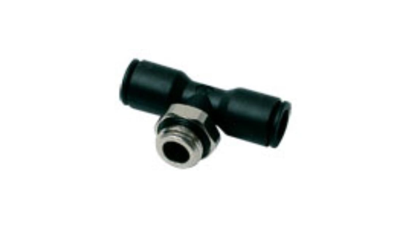 Legris LF3000 Series, Push In 6 mm to Push In 6 mm, Threaded-to-Tube Connection Style