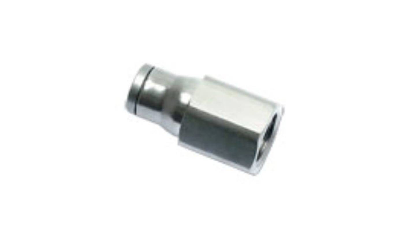 Legris LF3600 Series, G 1/2 Female to Push In 12 mm, Threaded-to-Tube Connection Style