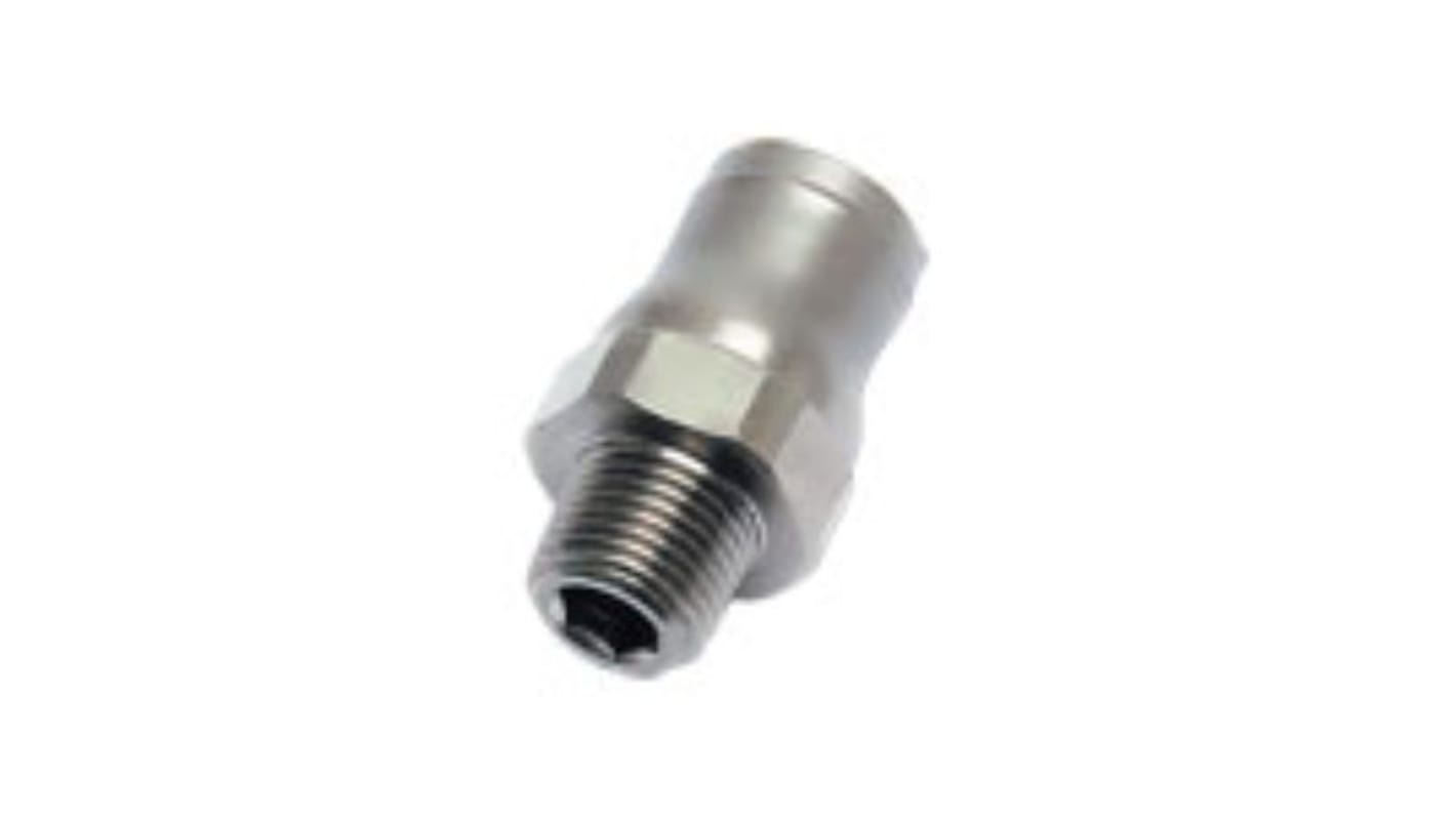 Legris LF3600 Series, G 1/2 Male to Push In 14 mm, Threaded-to-Tube Connection Style