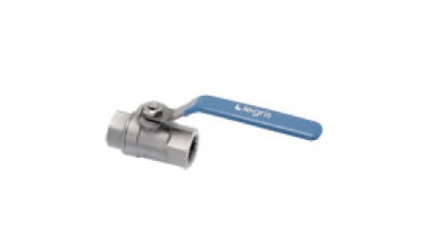 Legris Stainless Steel 2 Way, Ball Valve 1/4in, 11.8mm