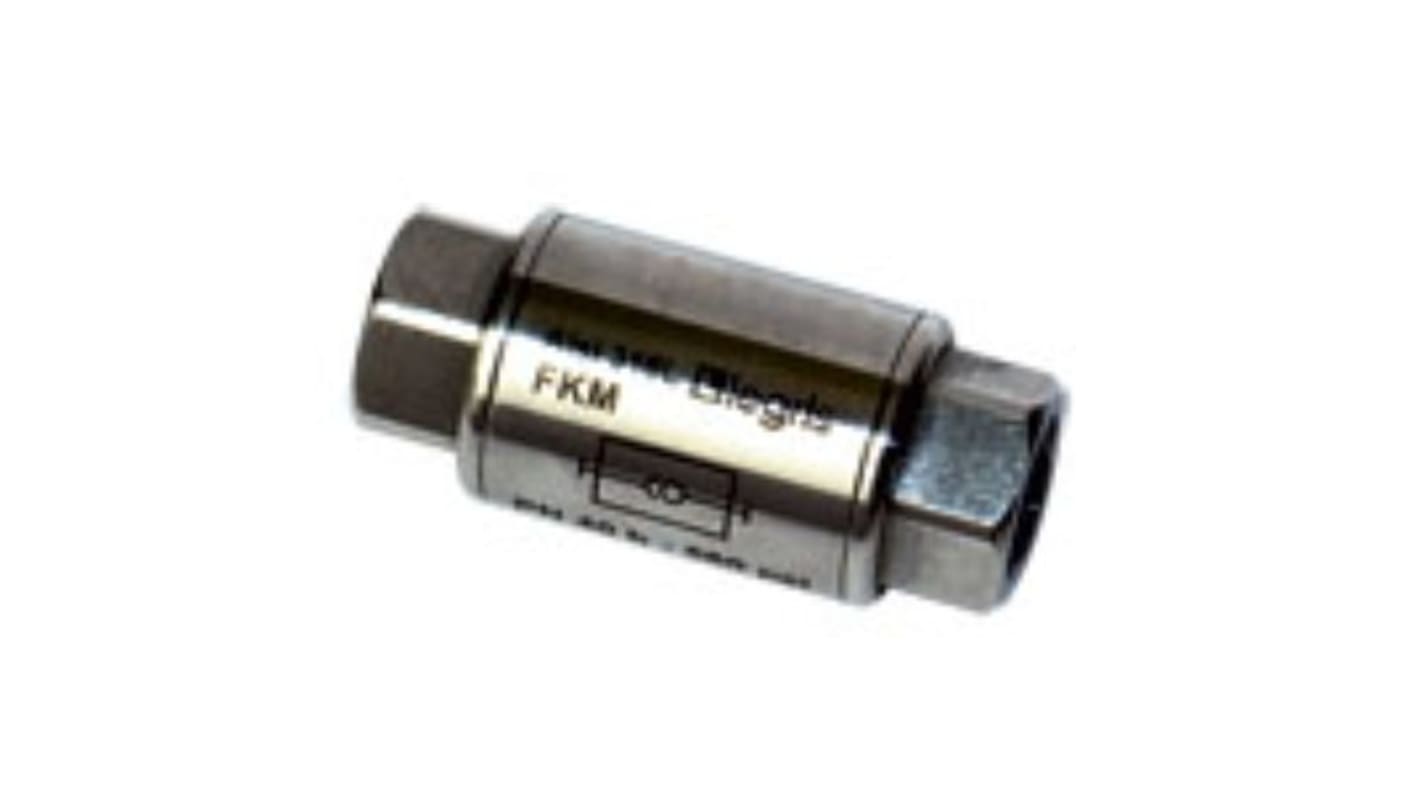 Legris Stainless Steel Single Non Return Valve, G 1/8in, 40 bar