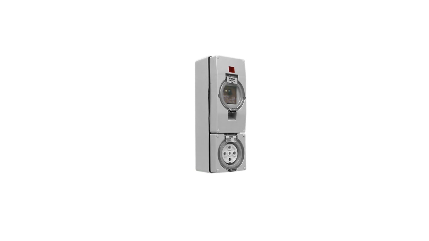 Clipsal Electrical IP66 Grey, Rated At 32A, 250 V