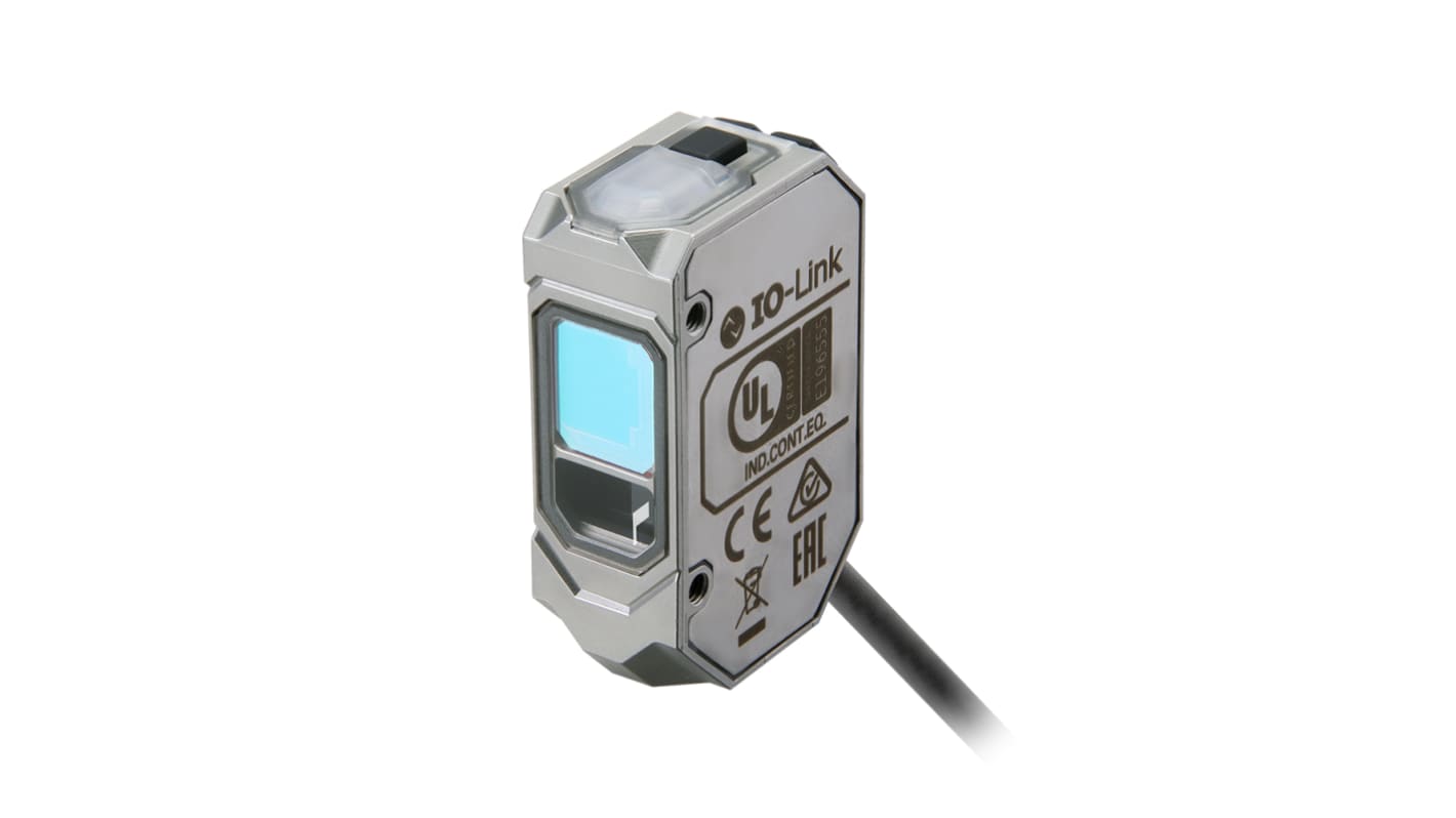 Omron E3AS Optischer Sensor, Hintergrundunterdrückung, Bereich 35 mm → 150 mm, NPN Ausgang, M8-Steckverbinder