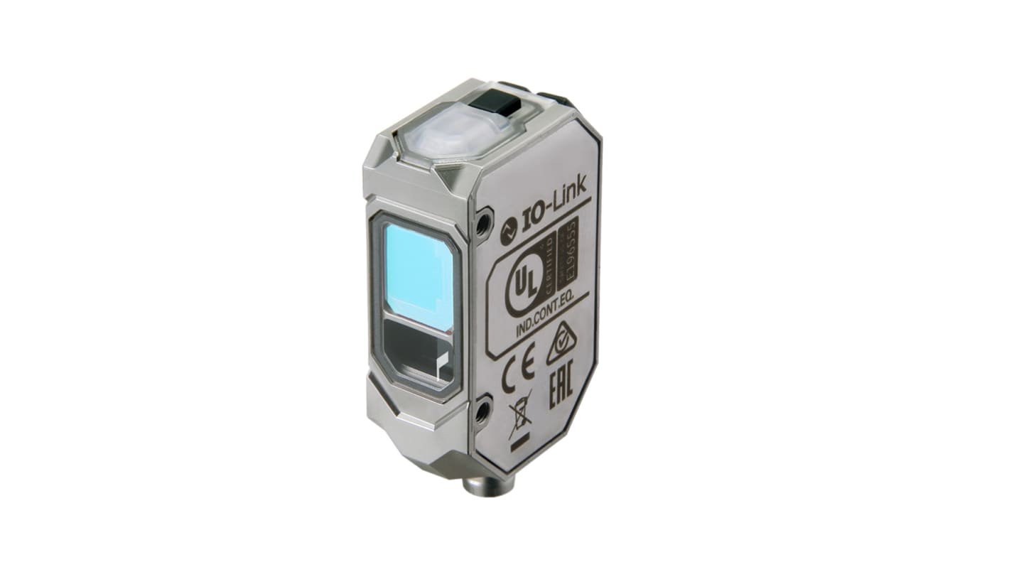 Omron E3AS Optischer Sensor, Hintergrundunterdrückung, Bereich 35 mm → 500 mm, NPN Ausgang, M8-Steckverbinder