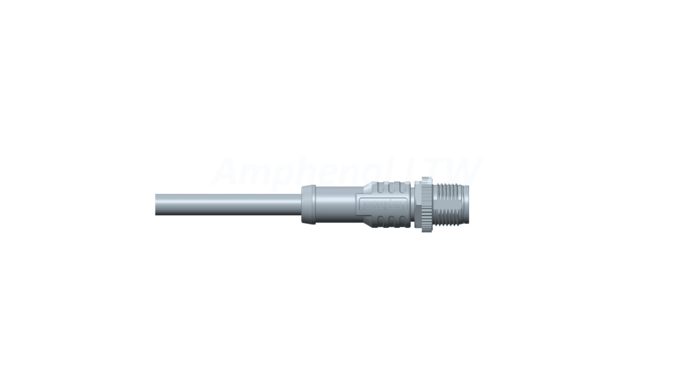 Câble d'actionneur Amphenol 17 conducteurs , M12 Mâle pré-câblé, 1m