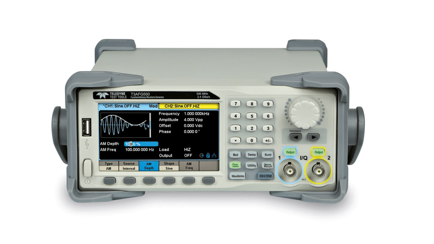 Teledyne LeCroy Hullámforma generátor, 16 bit, USB, LAN, 4,3 hüvelykes TFT