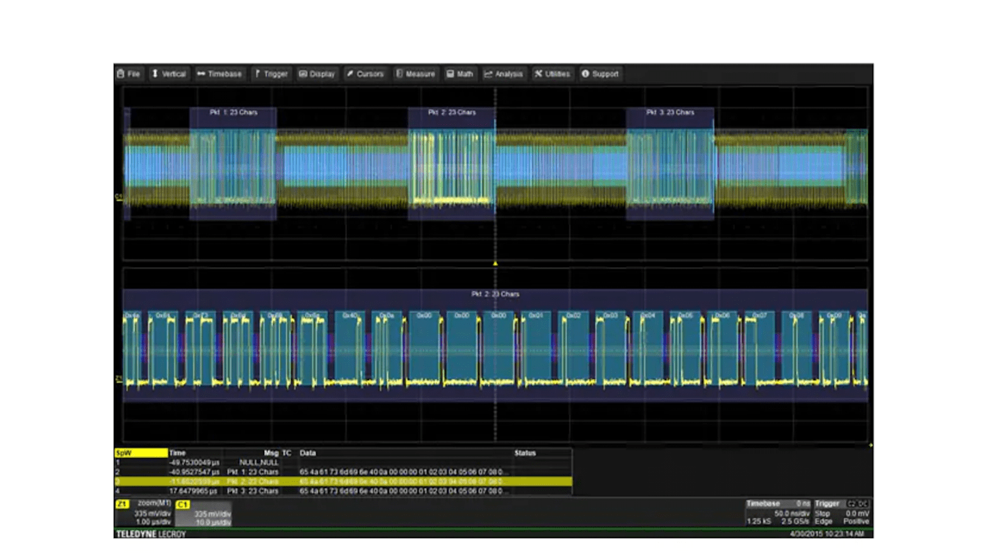 Teledyne LeCroy T3DSO2000A-CANFD para usar con T3DS2000A Series