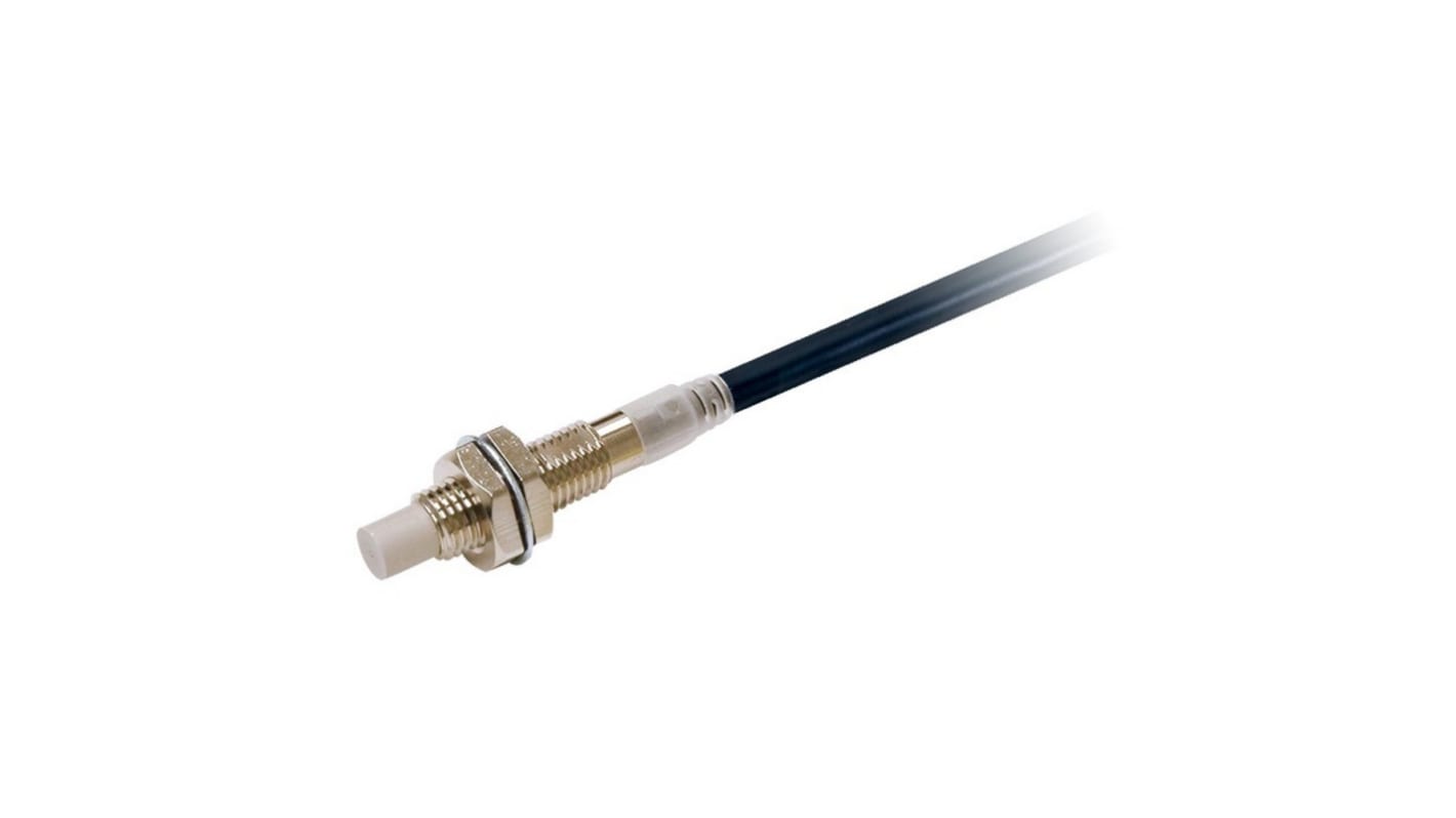 Omron Inductive Barrel-Style Proximity Sensor, M8 x 1, 4 mm Detection, PNP Output, 10 → 30 V dc, IP67