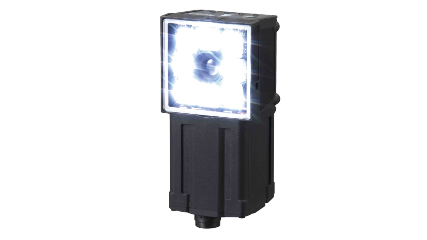 Sensor de visión Omron FQ2-S45100N-08, LED Blanco, Color, PNP, 2,4 A, 21,6 → 26,4 V