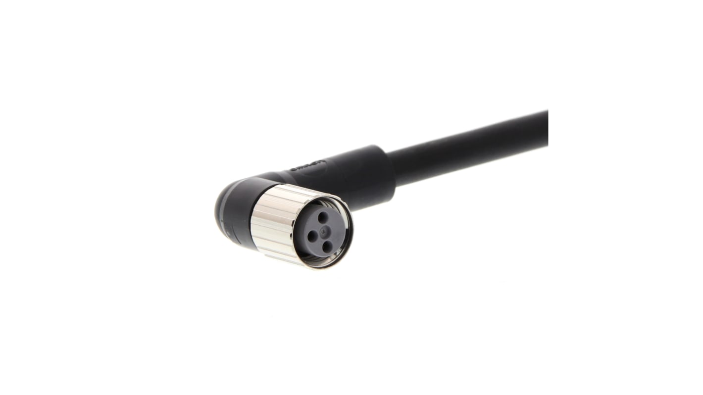 Omron XS3F Serien 3 leder M8 til Utermineret Sensor/aktuatorkabel, 5m kabel