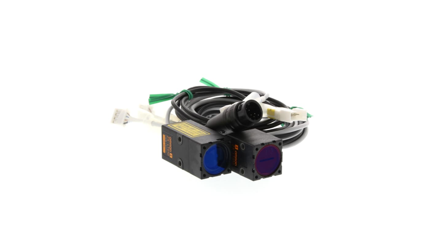 Sensor de fibra óptica de vidrio Omron, alcance 500 mm, 350 μW, IP40