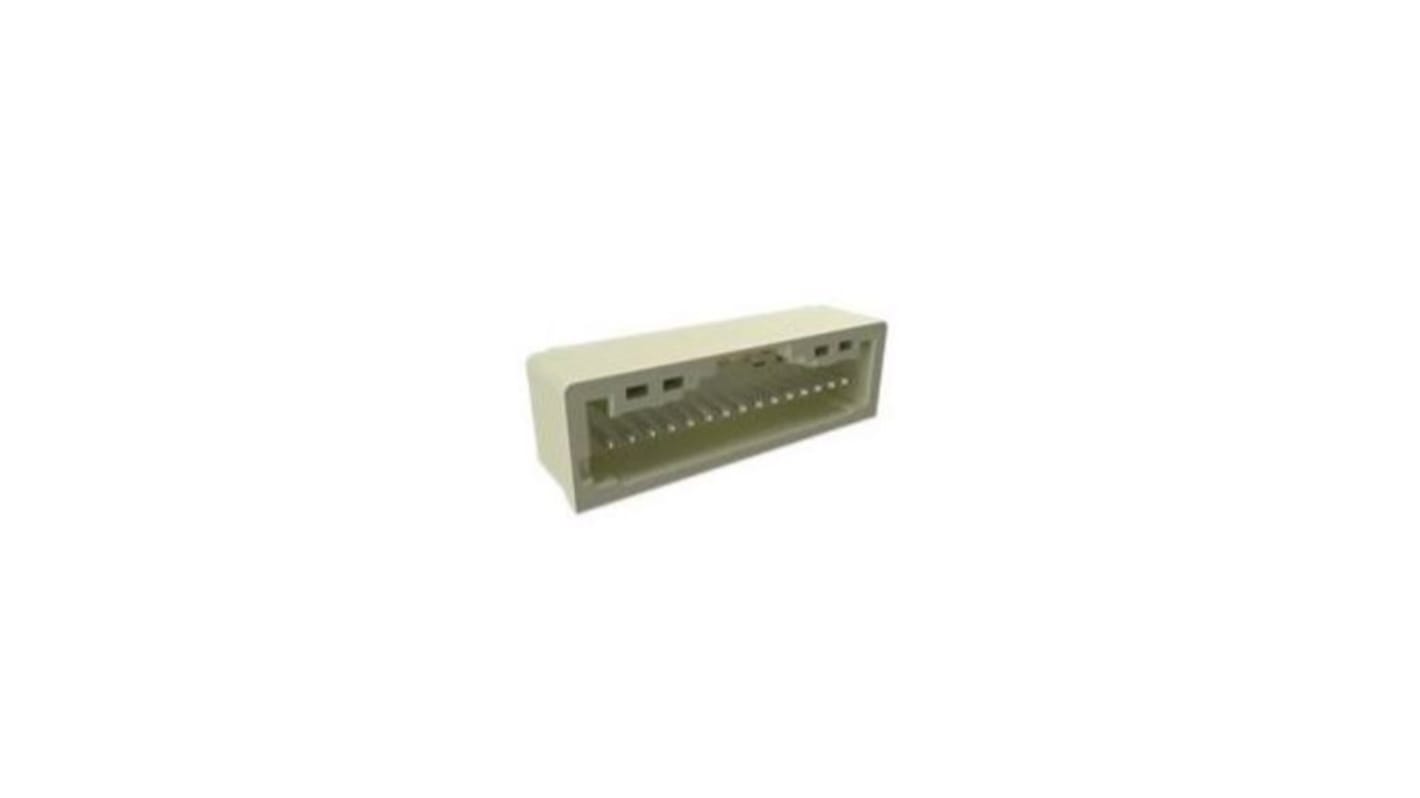 Conector macho para PCB Ángulo de 90° Amphenol ICC serie Minitek de 5 vías, 2 filas, paso 1.5mm, Montaje Superficial
