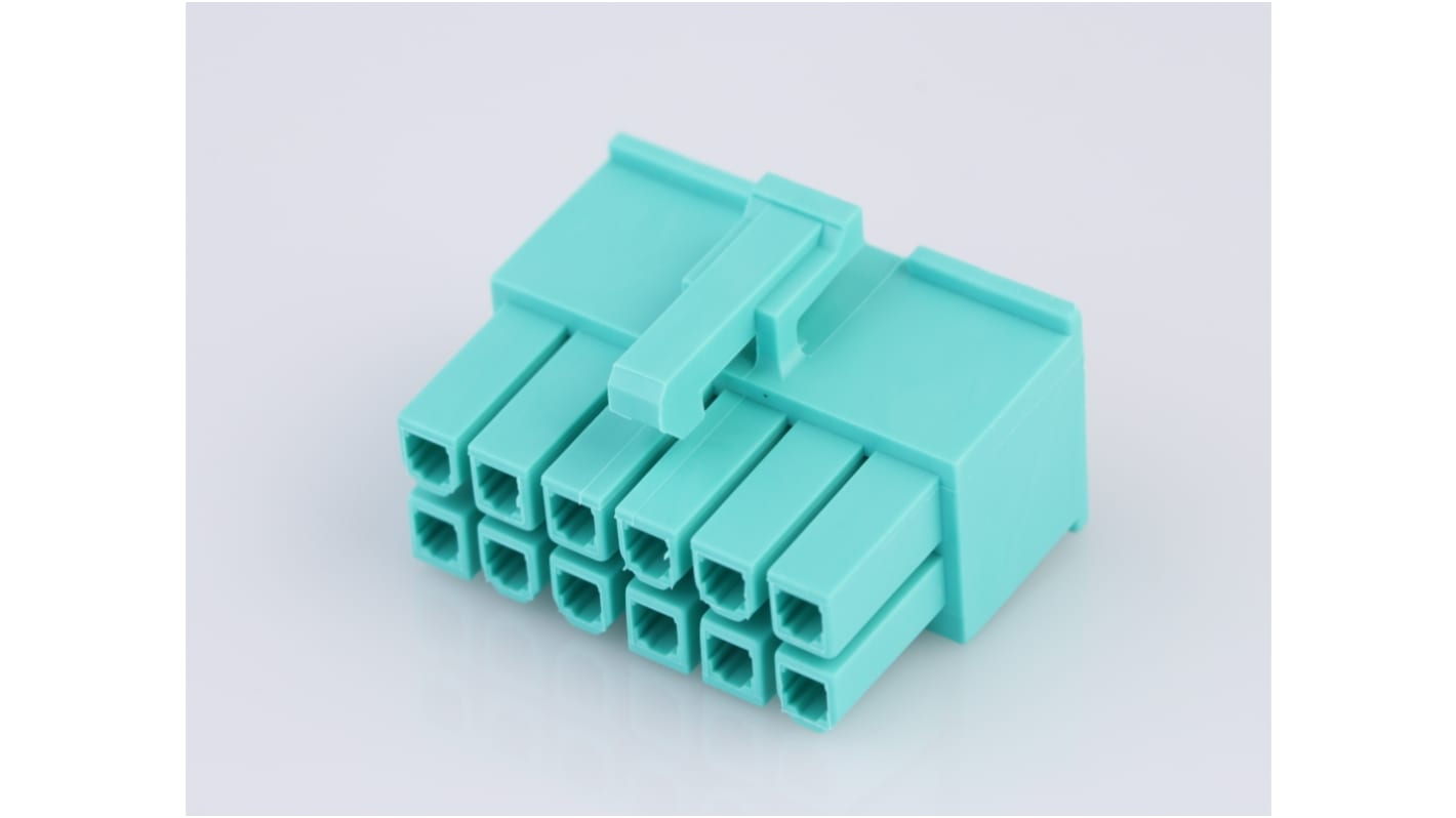 Carcasa de conector Molex 46992-1030, Serie 46992, paso: 4.2mm, 10 contactos, 2 filas, Conector