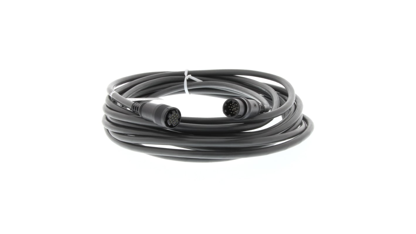 Omron Cable for Use with E6F encoders, 5m Length, 1-Phase, 12 Vdc