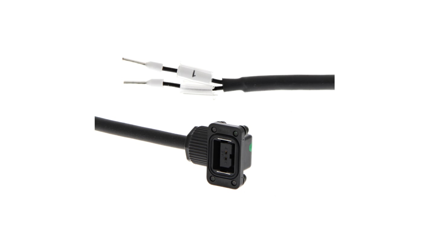 Cable Omron, monofásico, 230 V, 100 → 750 W, long. 1.5m, para usar con 1S series