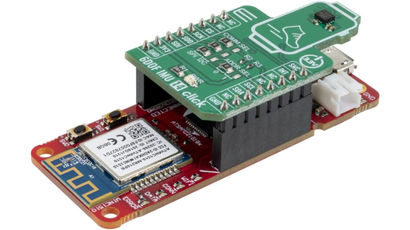 Placa de desarrollo SAMD21 Machine Learning evaluation kit de Microchip