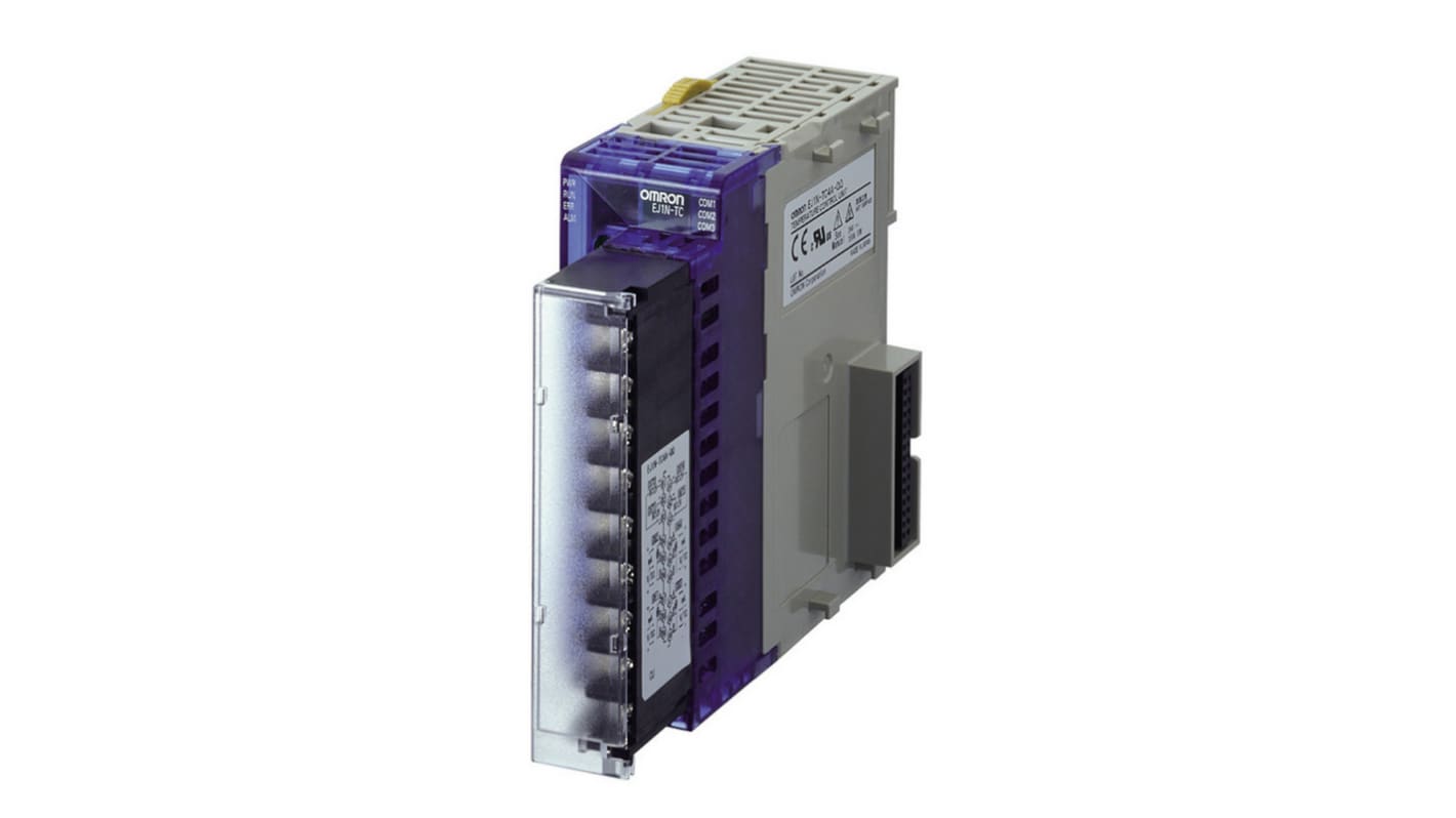 Omron EJ1 DIN Rail Controller, 90 x 31mm 4 Input, 4 Output PNP, 24 V dc Supply Voltage ON/OFF, PID, 2-PID Controller