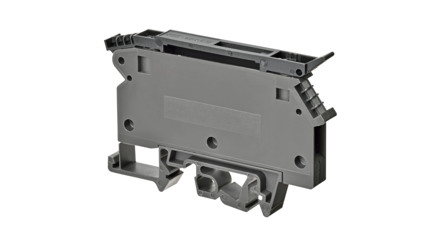 Omron DIN Rail Terminal Block, 50A, 12 AWG Wire, Push In Termination