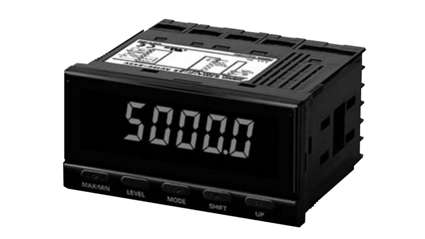 K3MAJ 100240VAC Omron Negative LCD (backlit LED) Display 7Segment