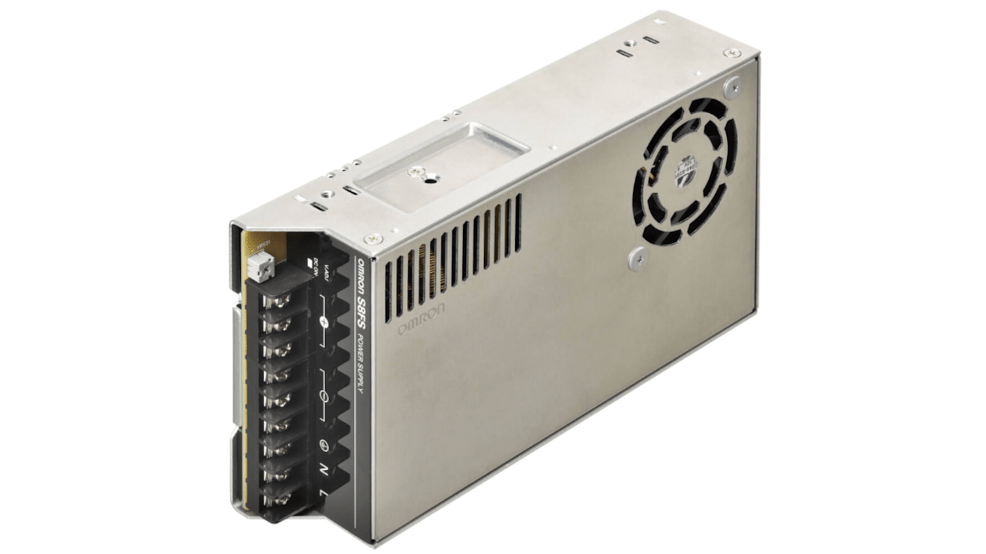 Omron Switching Power Supply, S8FS-C35048, 48V dc, 7.32A, 350W, 1 Output, 100 → 240V ac Input Voltage