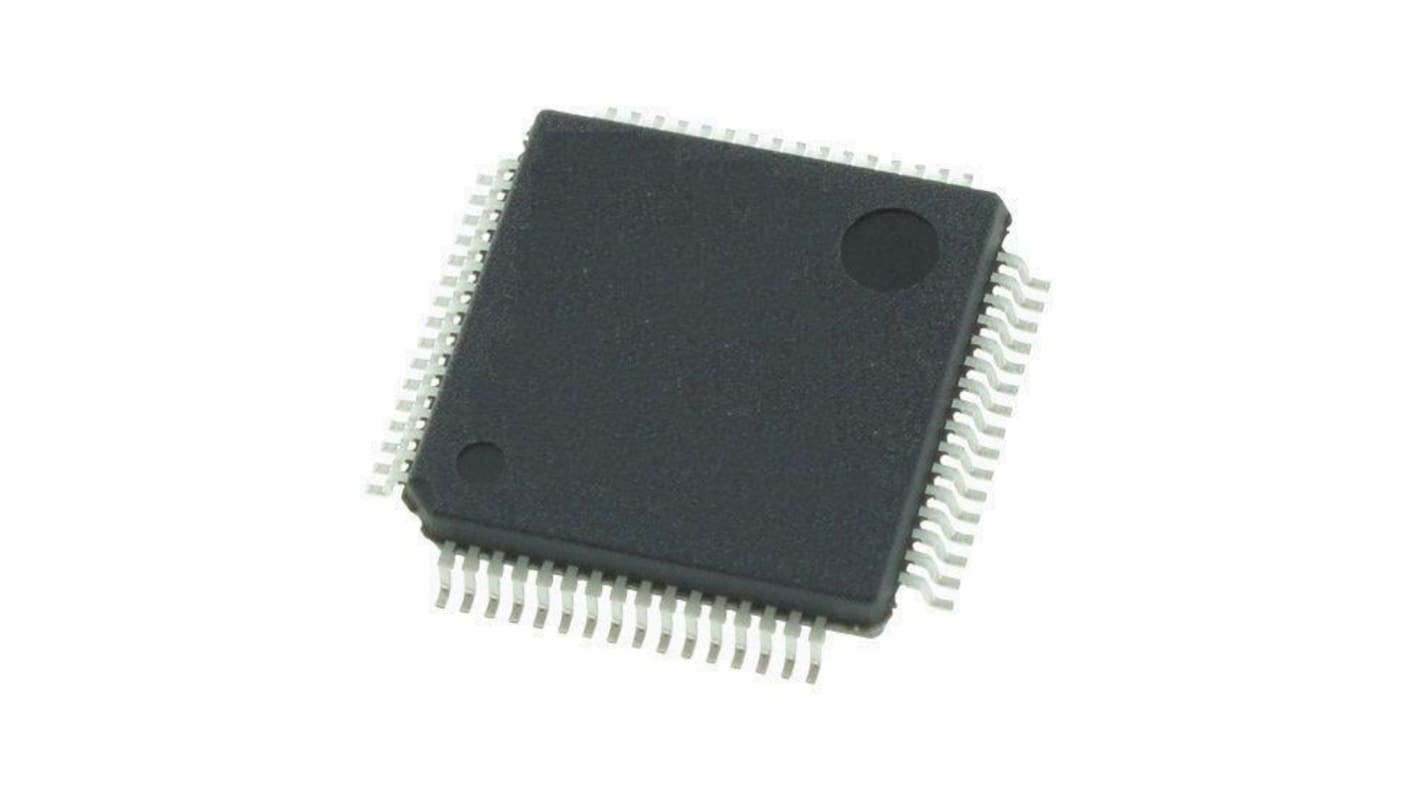 Renesas Electronics R7FA2E1A92DFM#AA0, 8bit ARM Cortex M23 Microcontroller, RA2E1, 48MHz, 128 kB Flash, 64-Pin LQFP