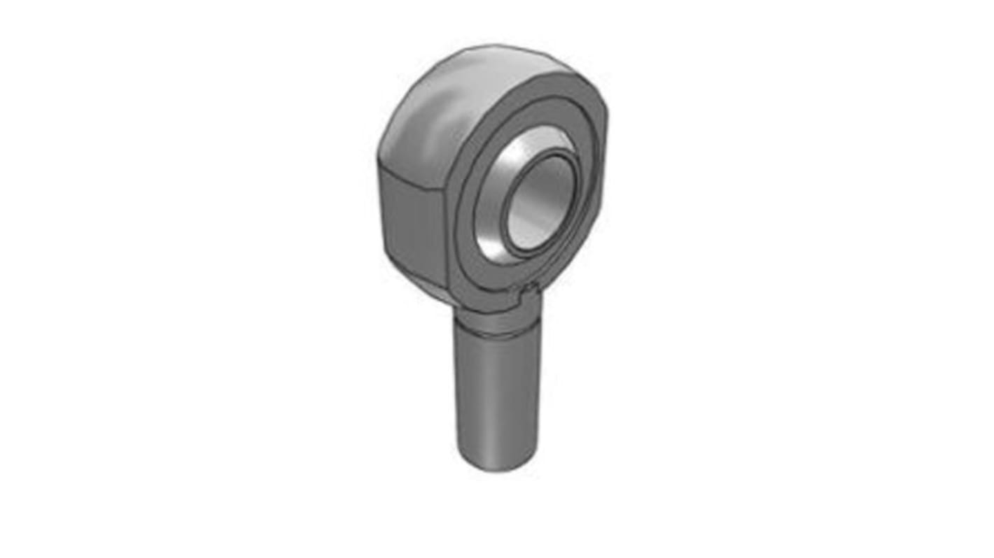 SKF M22 x 1.5 Male Rod End, 22 Bore, 55mm Long, Metric Thread Standard, Male Connection Gender