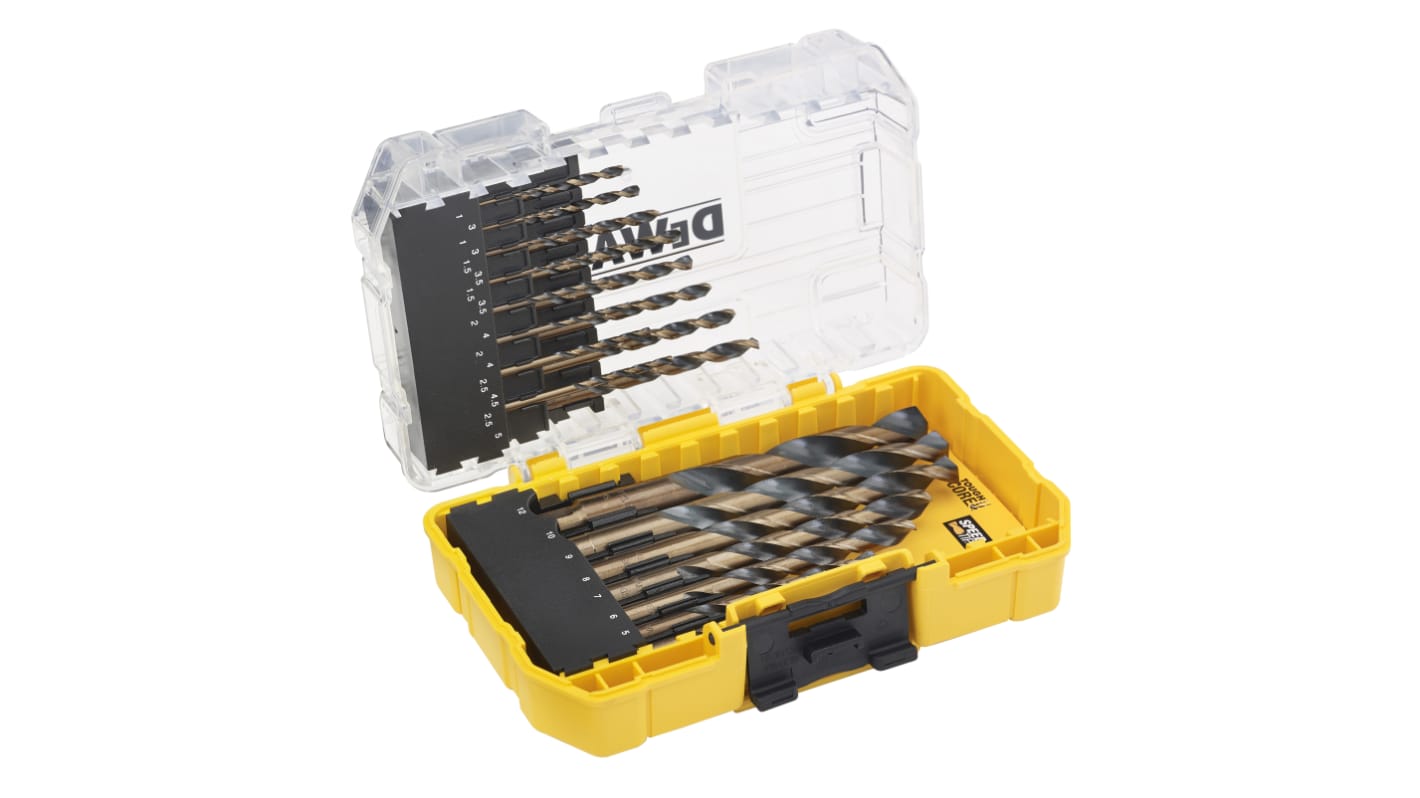 DT70729QZ DeWALT 23Piece Twist Drill Bit Set for MultiMaterial