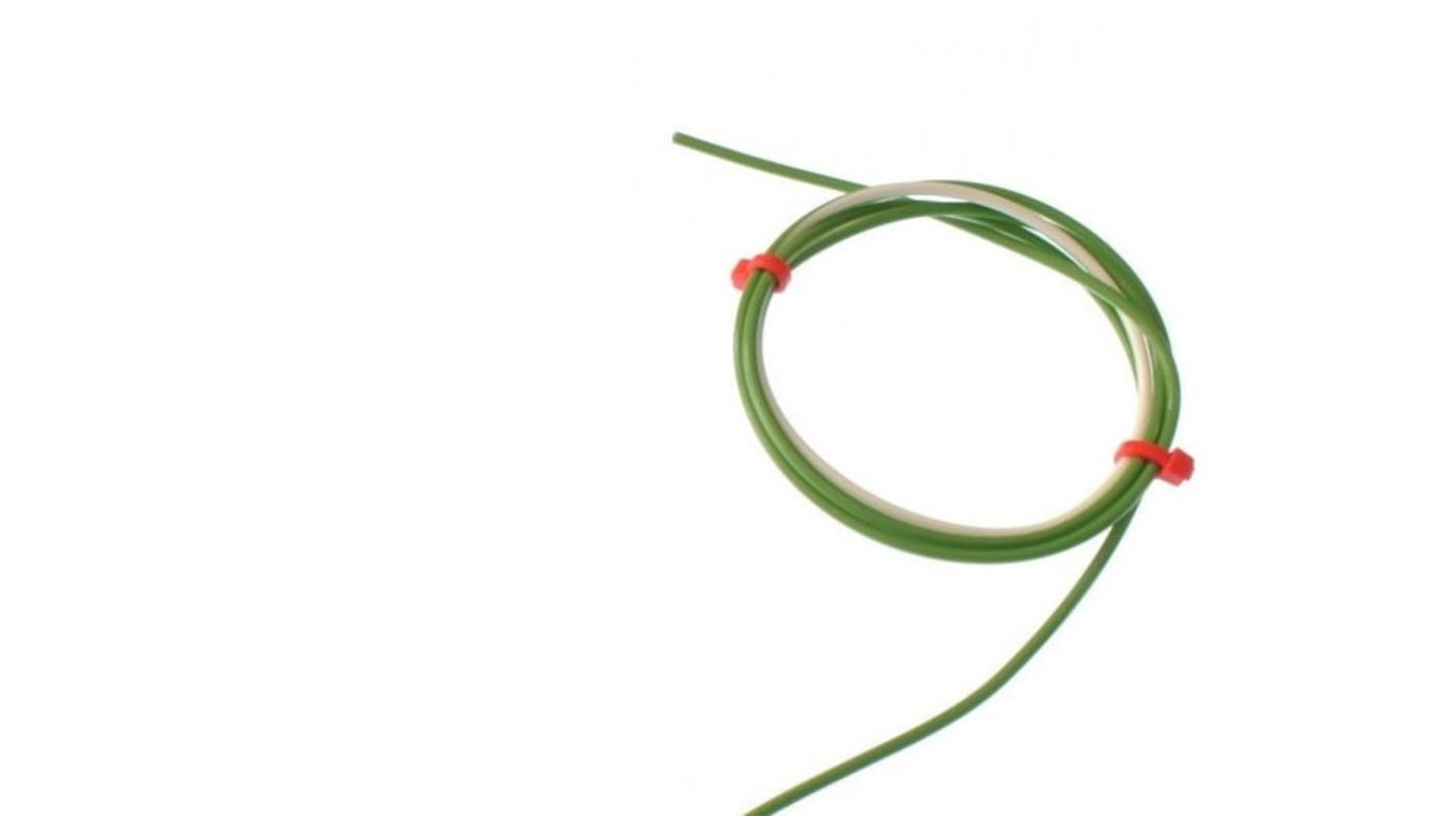 RS PRO Ungeschirmt 1/0,376mm PTFE-isoliert Thermoelement Kabel/Draht für Thermoelement Typ K, L. 10m, max. +250°C