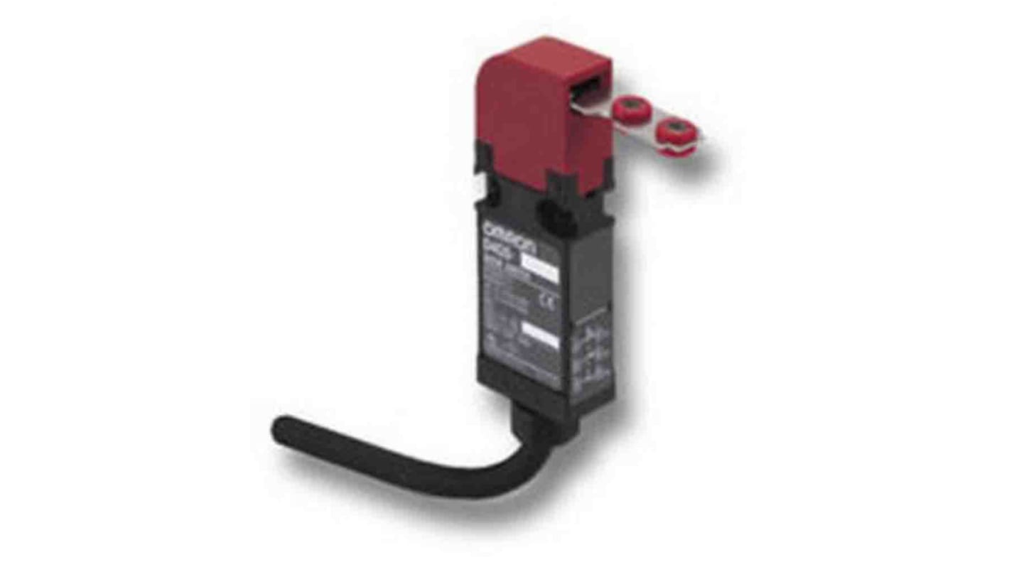 Interruptor de bloqueo de seguridad Omron D4GS-N1R-3, Cable, 1 NC / 1 NA, 240V, Plástico, Llave, D4GS