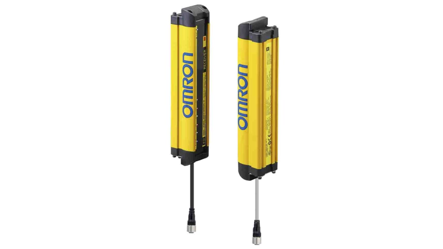 Omron F3SG-R Easy Series Light Curtain, Sender & Receiver, 28 Beam(s), 30mm Resolution