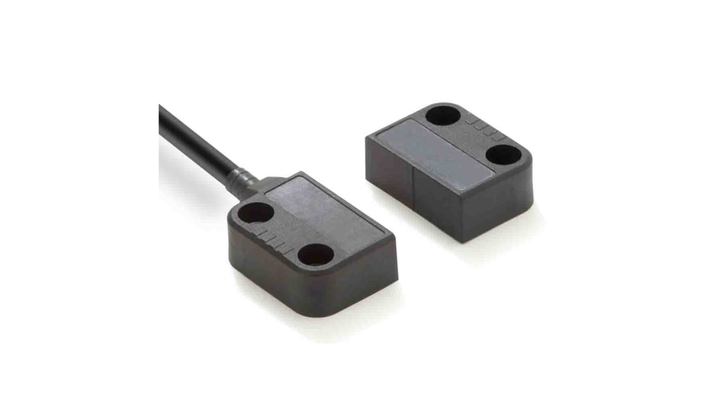 Omron F3S-TGR-N_R 2m Kabel Berührungsloser Sicherheitsschalter aus Kunststoff 24V dc, Schließer/2 Öffner, Magnet