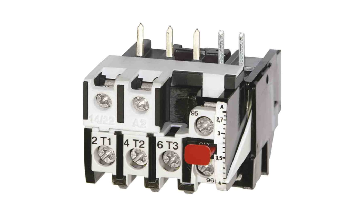 Omron Overload Relay, 0.8 → 1.2 A F.L.C, 1.2 A Contact Rating, 24 Vdc, 3P