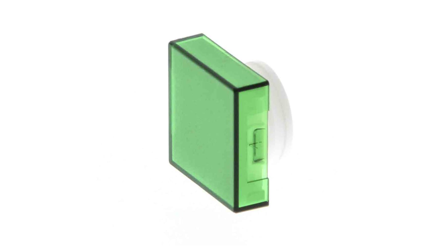 Omron Green Square Push Button Lens