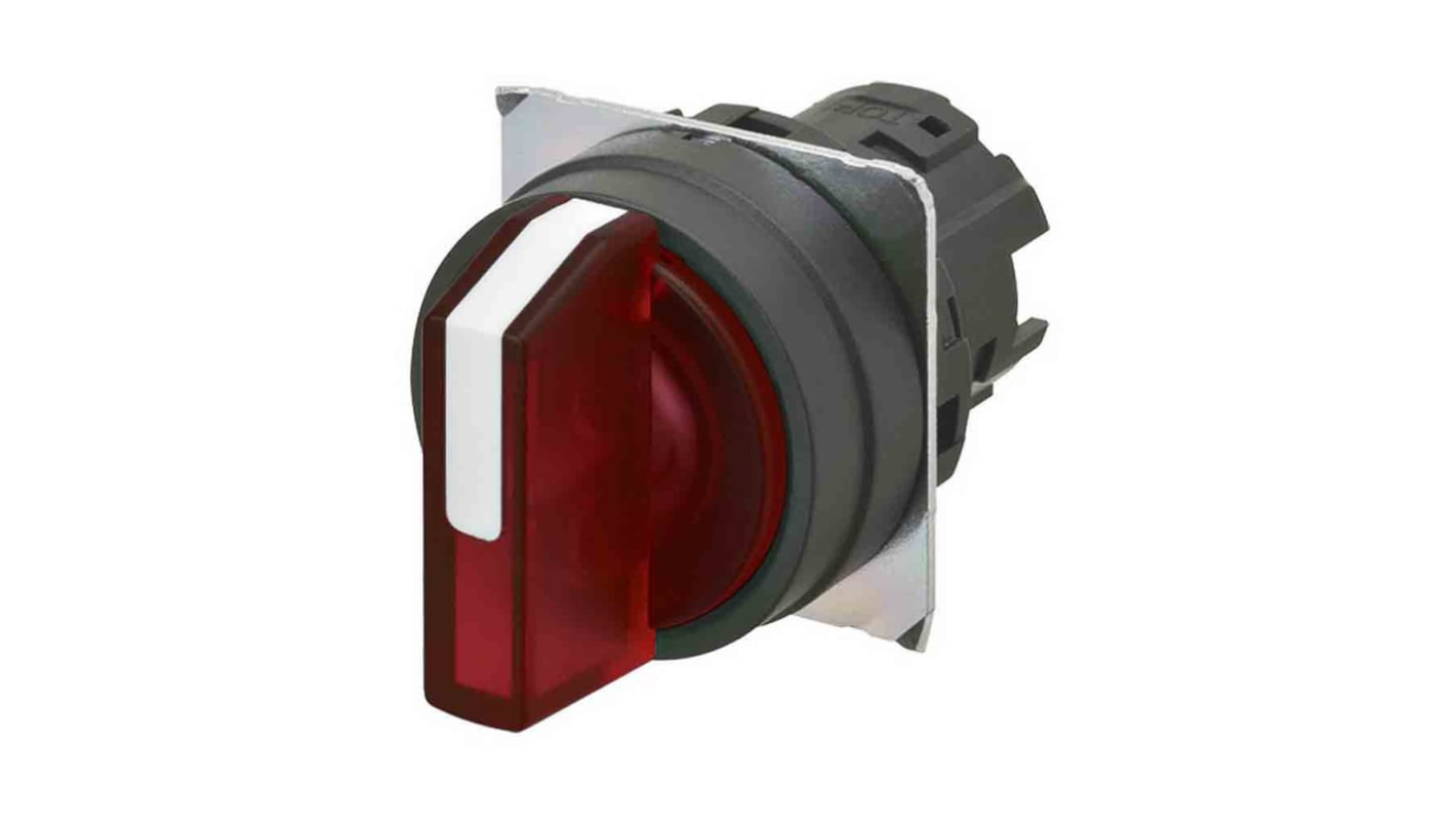 Omron A22NW Series 3 Position Selector Switch Head, 22mm Cutout