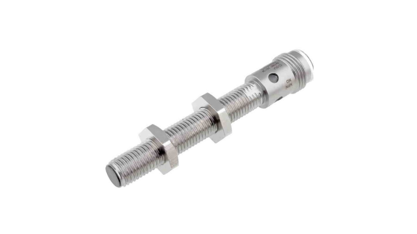 Omron Inductive Barrel-Style Proximity Sensor, M8 x 1, 2 mm Detection, PNP Output, IP67